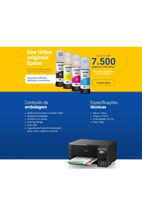 Impressora Epson EcoTank L3250 Multifuncional Wi-Fi Direct