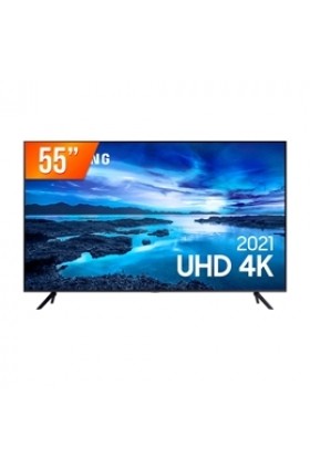 TV Samsung Smart LED 4K 55" UN55CU7700GXZD