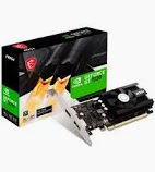 PLACA DE VIDEO MSI GEFORCE GT 1030 4GD4 LP OC 4GB DDR4 64 BITS - 912-V812-001