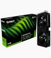 PLACA DE VIDEO PALIT GEFORCE RTX 5060 TI DUAL 8GB GDDR7 128 BITS - NE7506T019P1-GB2062D