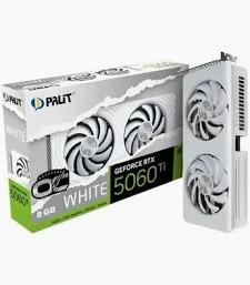 PLACA DE VIDEO PALIT GEFORCE RTX 5060 TI WHITE OC 8GB GDDR7 128 BITS - NE7506TU19P1-GB2062M