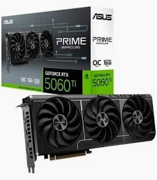 PLACA DE VIDEO ASUS PRIME GEFORCE RTX 5060 TI OC 16GB GDDR7 128 BITS - PRIME-RTX5060TI-16G