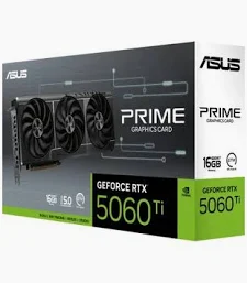 PLACA DE VIDEO ASUS PRIME GEFORCE RTX 5060 TI 16GB GDDR7 128 BITS - PRIME-RTX5060TI-16G