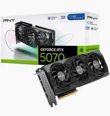 PLACA DE VIDEO PNY GEFORCE RTX 5070 OC 12GB GDDR7 192 BITS - VCG507012TFXPB1-O-TF