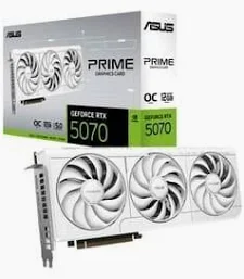 PLACA DE VIDEO ASUS PRIME GEFORCE RTX 5070 WHITE OC 12GB GDDR7 192 BITS - PRIME-RTX5070-O12G-WHITE